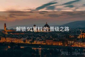 解锁 91黑料 的 晋级之路