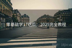 零基础学17吃瓜：2025完全教程