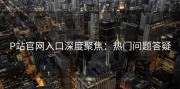 P站官网入口深度聚焦：热门问题答疑