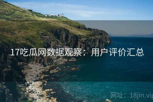 17吃瓜网数据观察：用户评价汇总