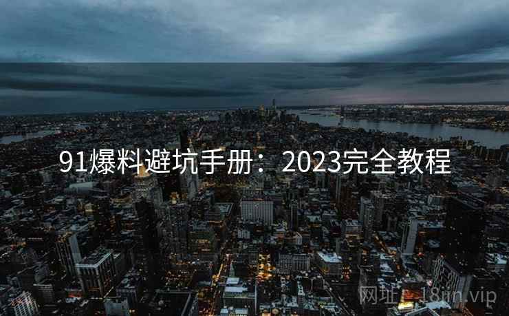 91爆料避坑手册：2023完全教程
