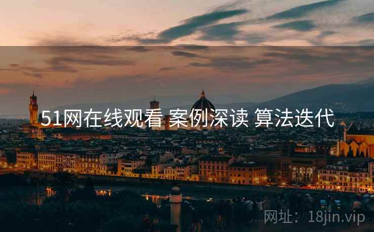 51网在线观看 案例深读 算法迭代