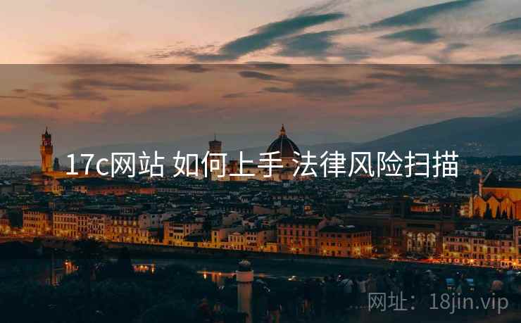 17c网站 如何上手 法律风险扫描