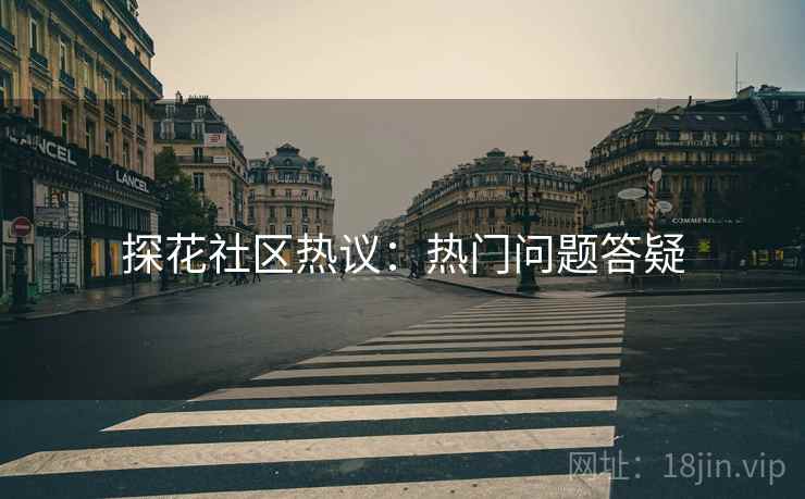 探花社区热议：热门问题答疑