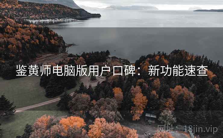 鉴黄师电脑版用户口碑：新功能速查