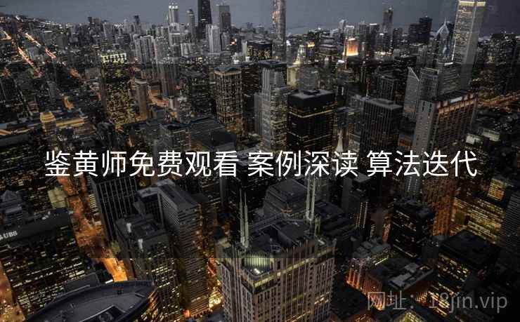 鉴黄师免费观看 案例深读 算法迭代