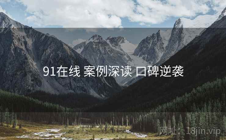91在线 案例深读 口碑逆袭